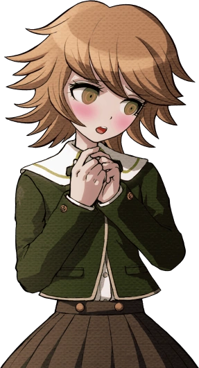 Chihiro blushing